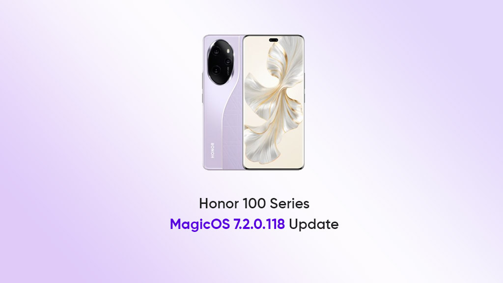Honor 100 series MagicOS 7.2.0.118 update