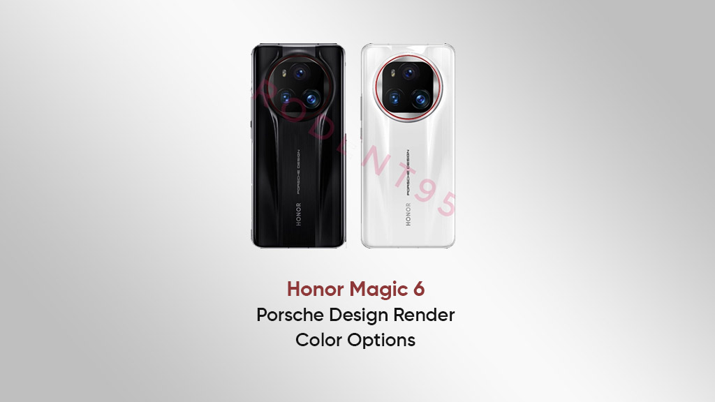 Honor Magic 6 Porsche color render