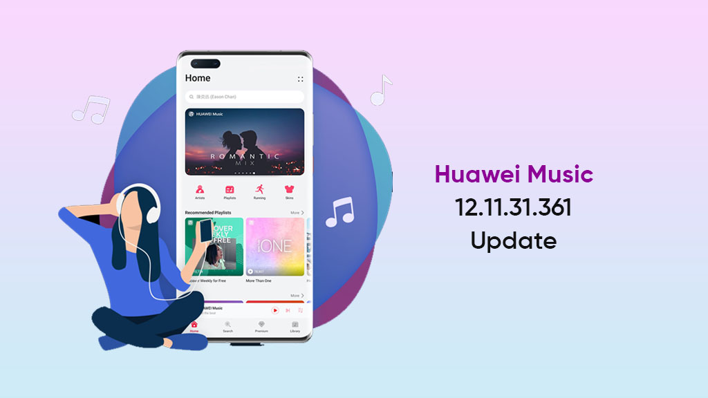 Huawei Music 12.11.31.361 update
