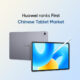 Huawei First Chinese tablet market
