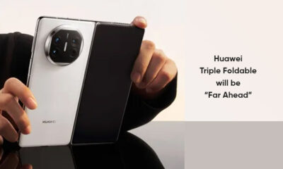Huawei triple foldable phone design