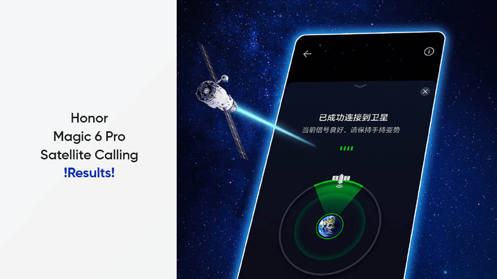 Honor Magic 6 Pro satellite technology