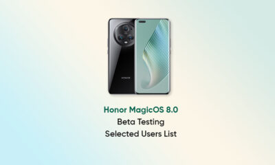 Honor MagicOS 8 beta selected users