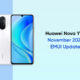 Huawei Nova Y70 November 2023 update