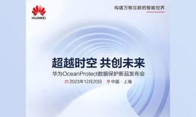 Huawei OceanProtect product launch event