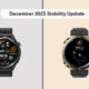 Huawei Watch GT Runner Cyber December 2023 update