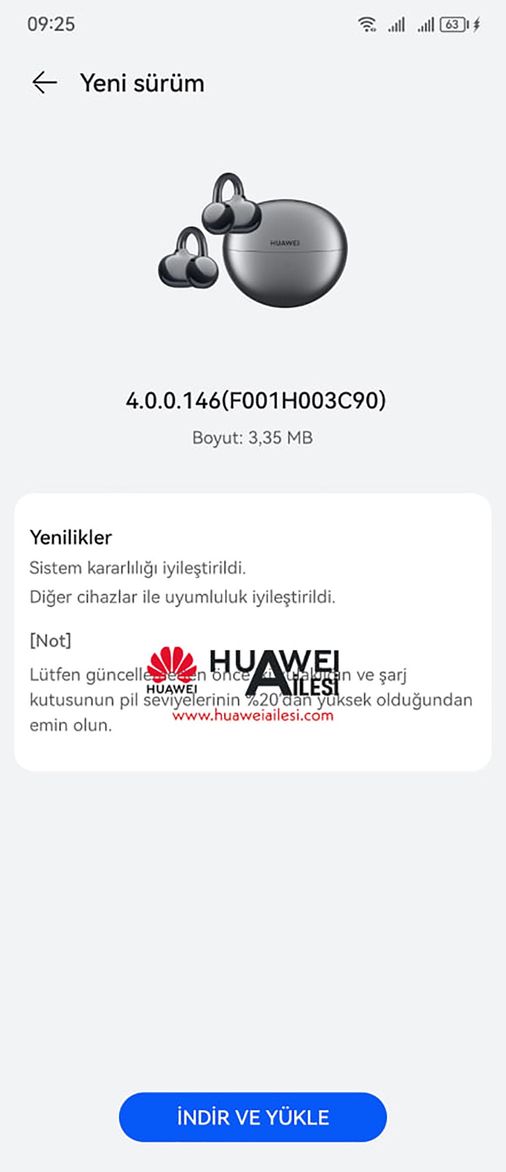Huawei FreeClip January 2024 firmware