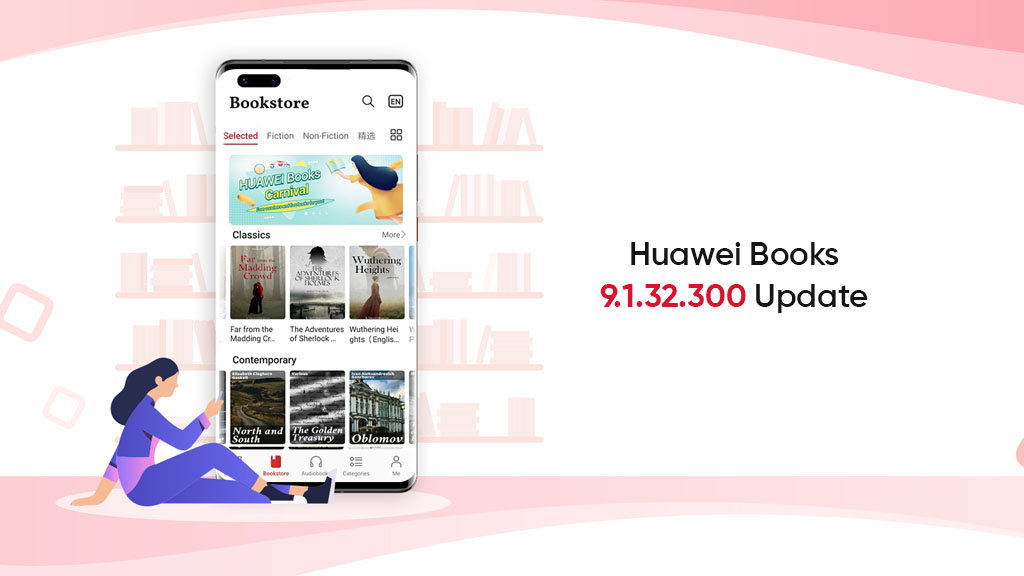 Huawei Books 9.1.32.300 update