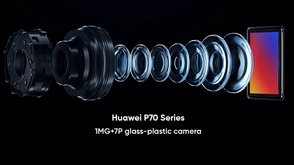 Huawei P70 1MG+7P glass-plastic camera