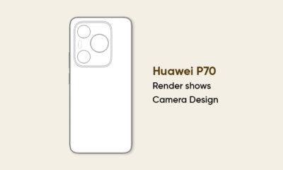 Huawei P70 render rear camera
