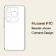 Huawei P70 render rear camera