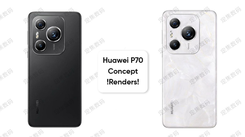 Huawei P70 series concept renders