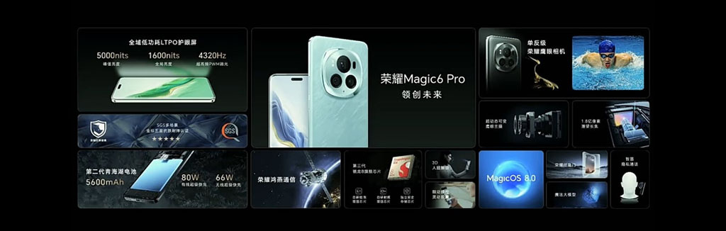 Honor Magic 6 Pro 16GB + 1TB Black