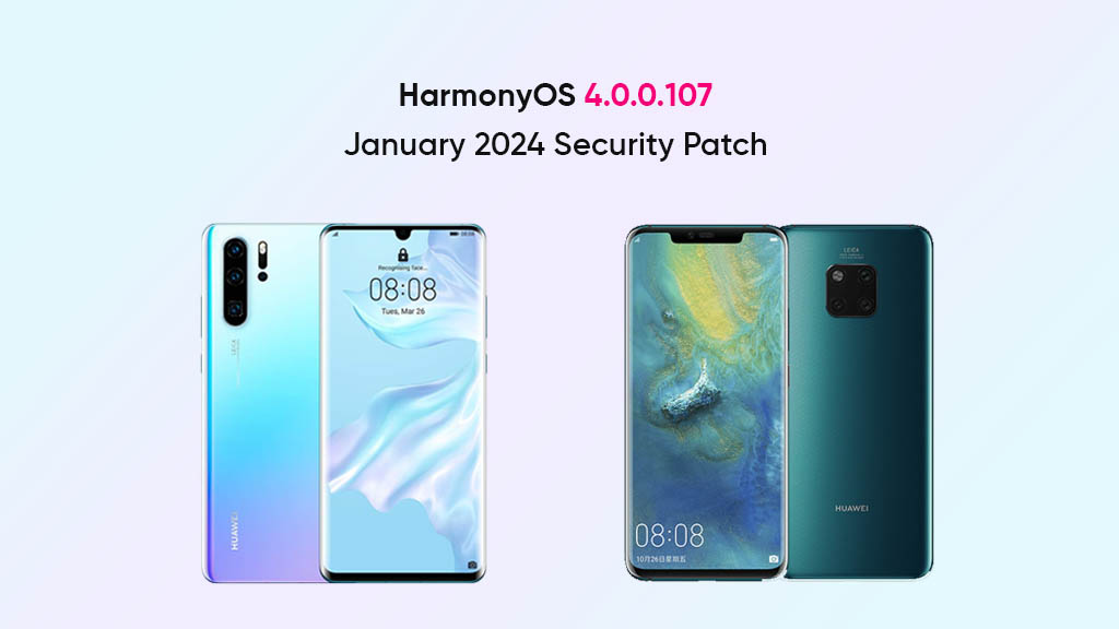 Huawei P30 Mate 20 HarmonyOS 4.0.0.107
