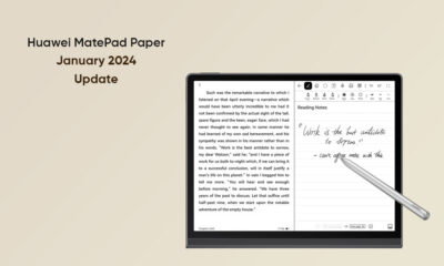 Huawei MatePad Paper January 2024 update