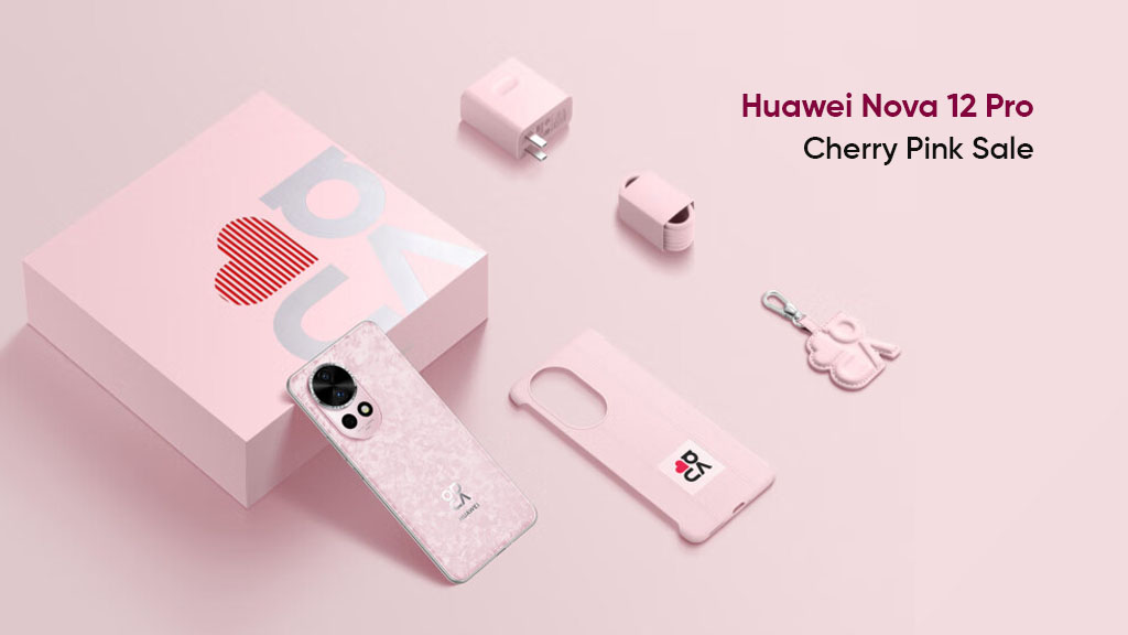 Huawei Nova 12 Pro Cherry Pink first sale