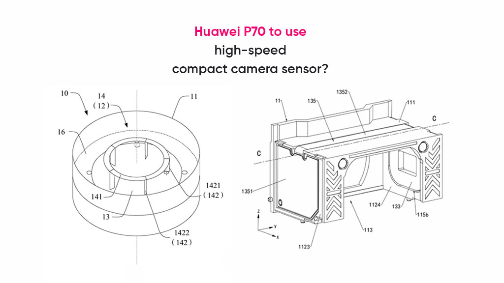 Huawei P70 high-speed miniature camera