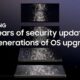Samsung 7 years of Android os updates and security updates