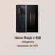 Honor Magic 6 RSR MIIT satellite