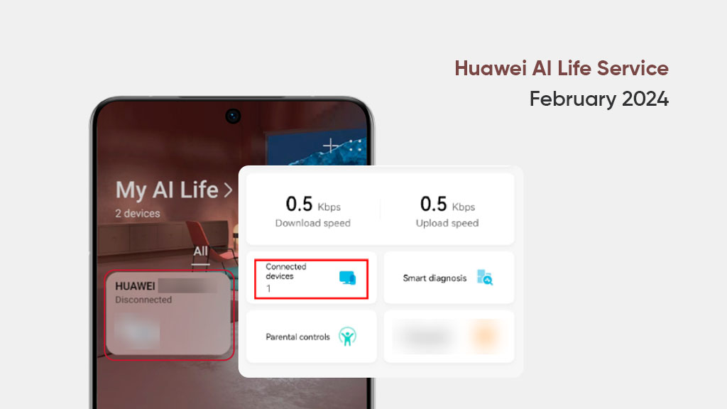 Huawei AI Life Service February 2024 update