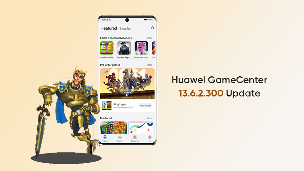 Huawei GameCenter 13.6.2.300 update