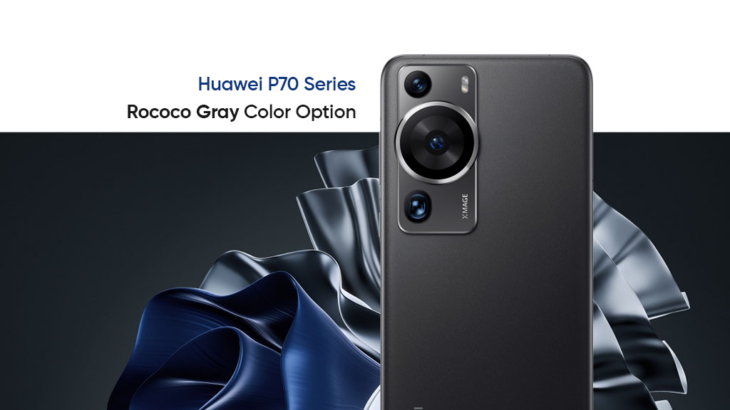 Huawei P70 series Rococo gray color