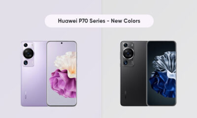 Huawei P70 series purple platinum colors