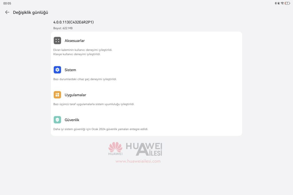Huawei MatePad Pro 13.2 February 2024 update