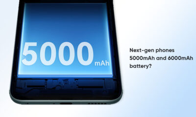 Flagship phones 5000mAh 6000mAh battery