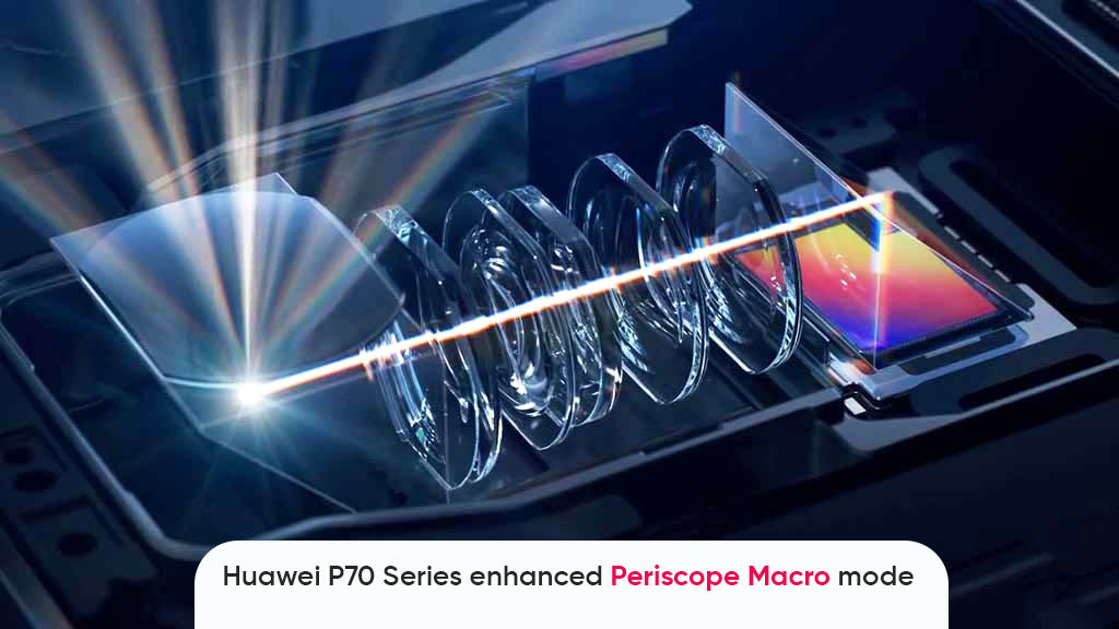 Huawei P70 series Periscope Macro mode