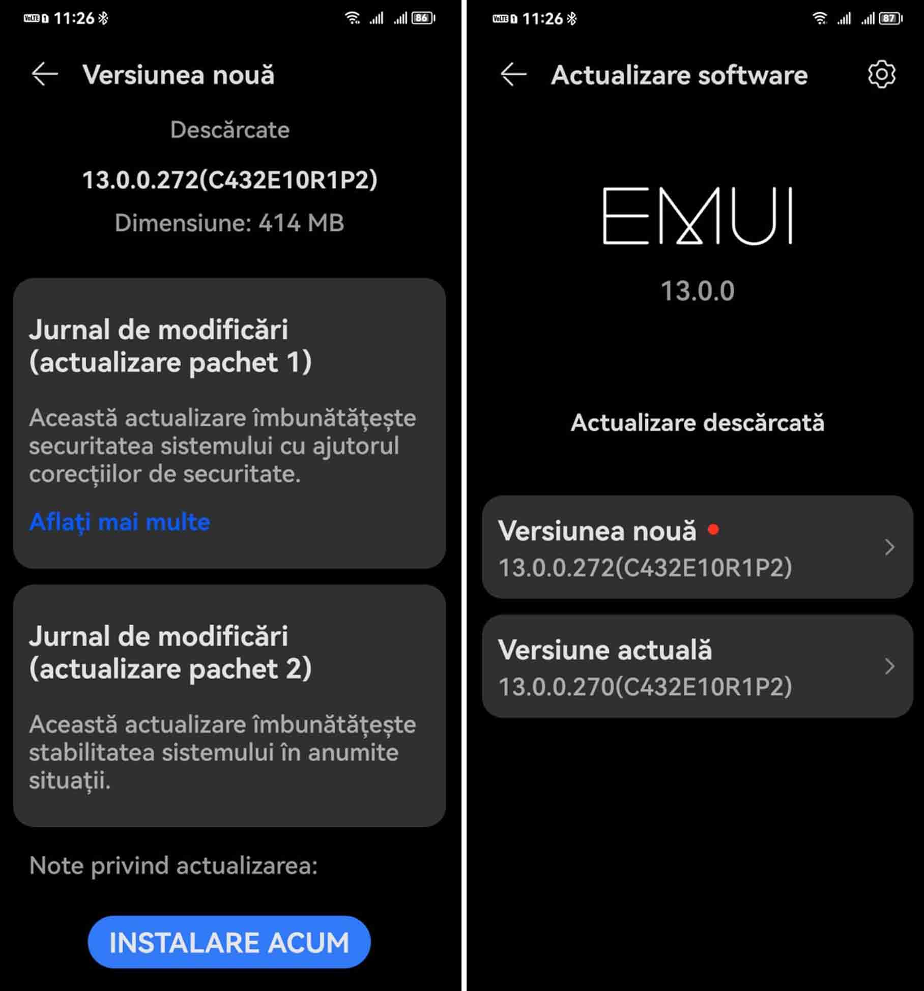 Huawei Mate 50 Pro EMUI 13 system patches
