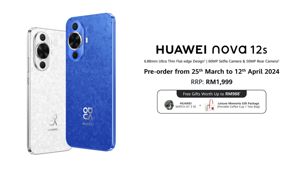 Huawei Nova 12s pre-order Malaysia