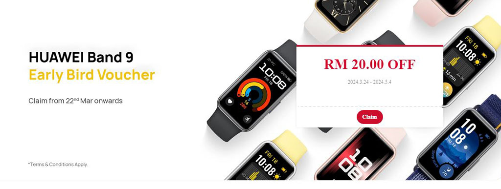 Huawei Band 9 pre-order Malaysia