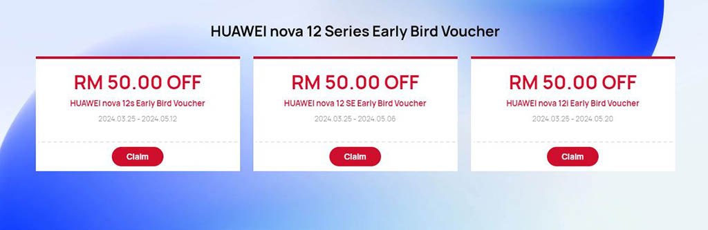Huawei Nova 12 серии Малайзия