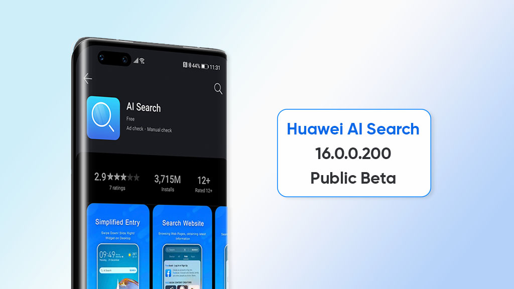 Huawei AI Search 16.0.0.200 public beta