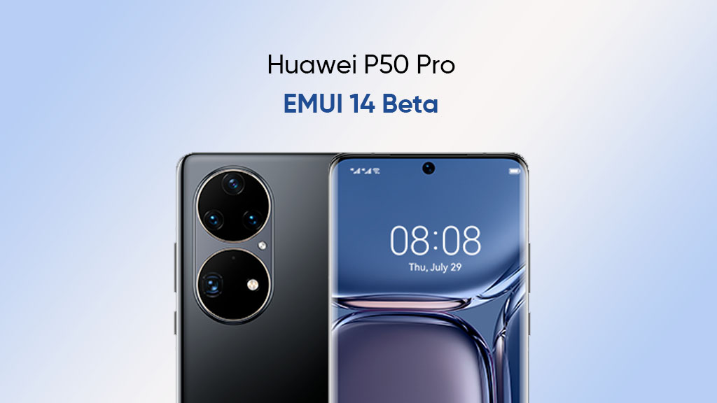 Huawei P50 Pro EMUI 14 beta