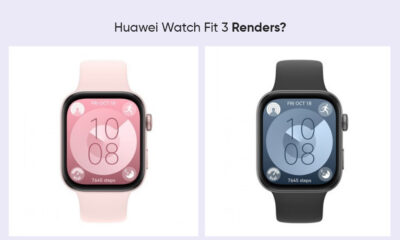 Huawei Watch Fit 3 renders