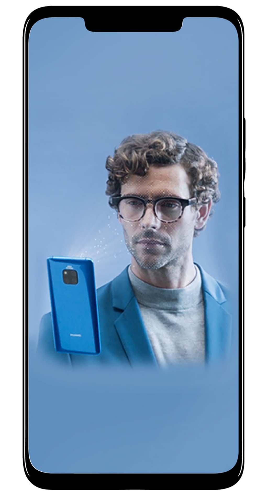 Huawei under-display 3D face recognition