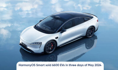 HarmonyOS EV sales 6600 units
