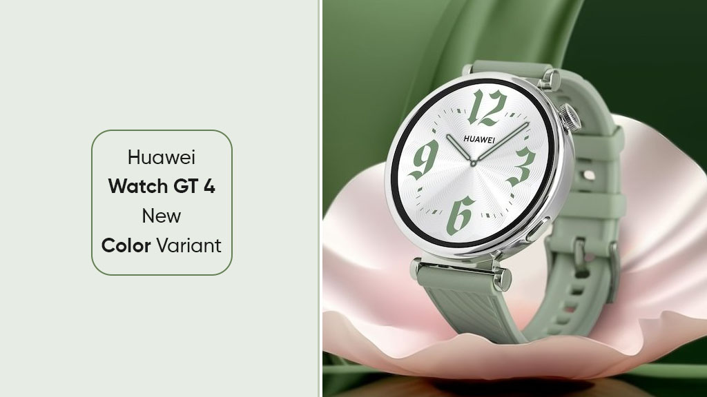 Huawei Watch GT 4 Green Silver color