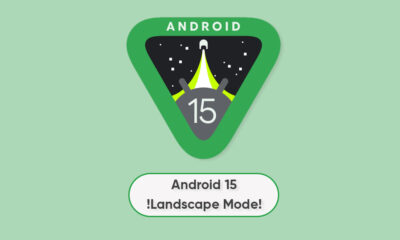 Android 15 landscape mode