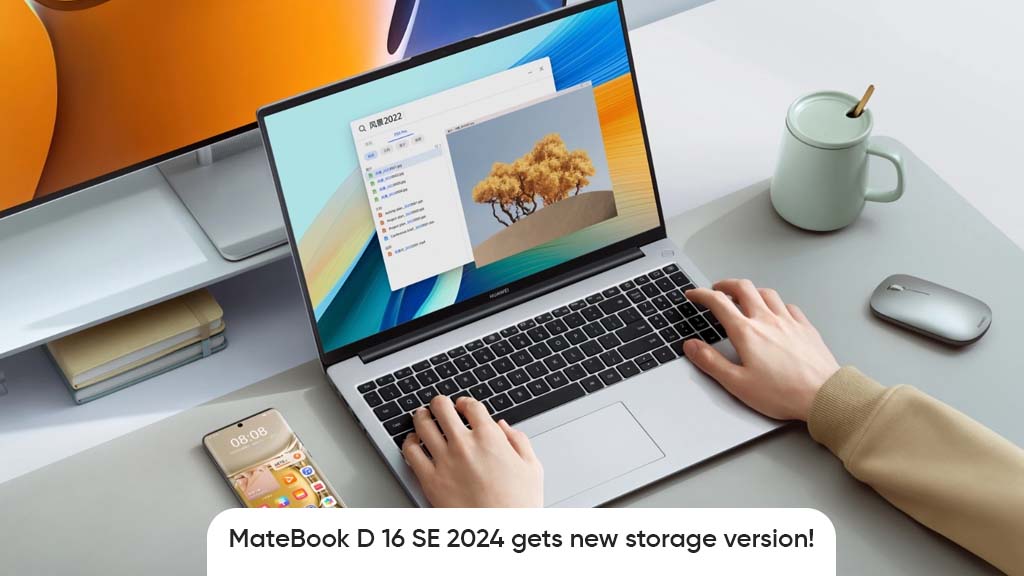 Huawei MateBook D 16 SE 1TB storage