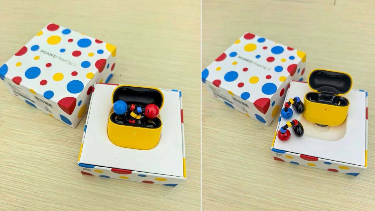 Huawei FreeClip 2 yellow color variant